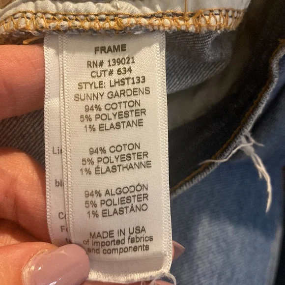 Frame Le High Straight Jeans, Size 28 - Picture 7 of 14